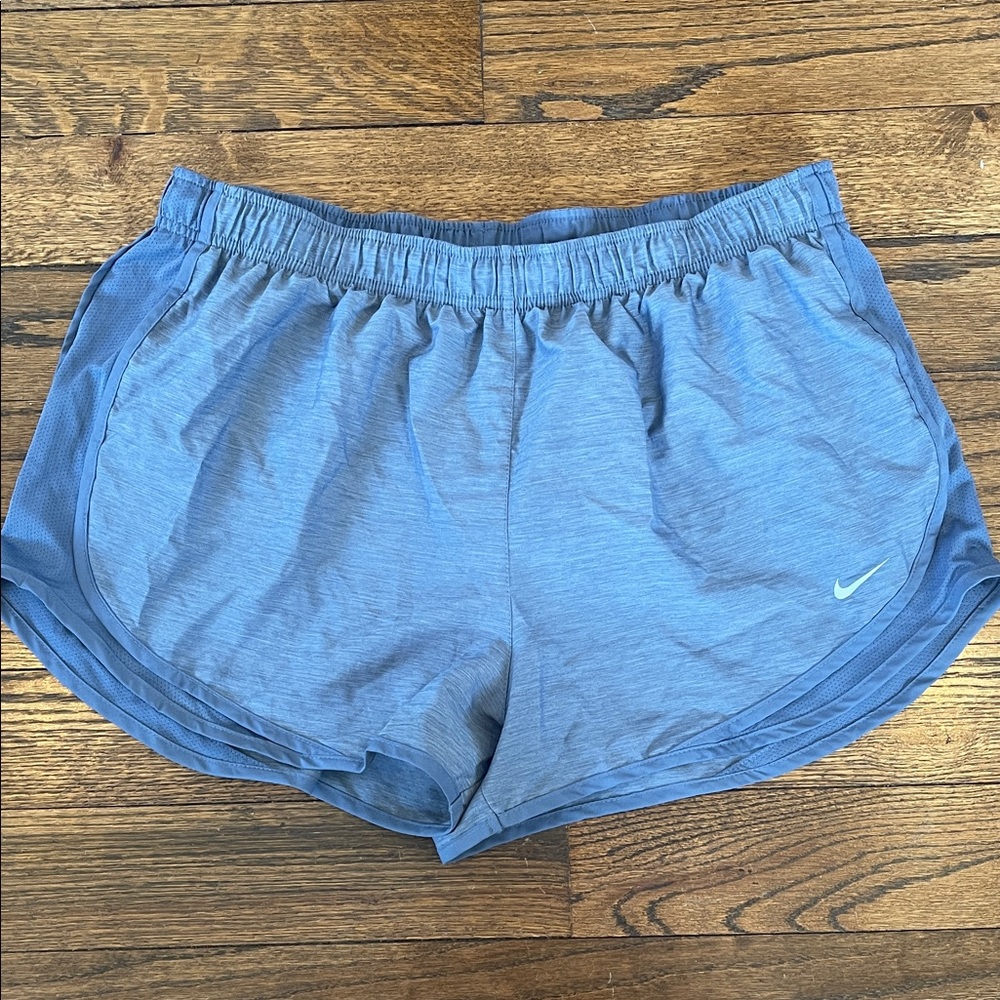 Nike Women's Light Blue Athletic Shorts